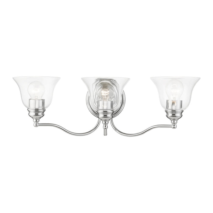 Livex Lighting 16933-05 Three Light Vanity Sconce, Polished Chrome