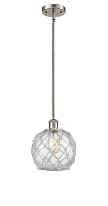 Innovations 516-1S-SN-G122-8RW One Light Mini Pendant, Brushed Satin Nickel
