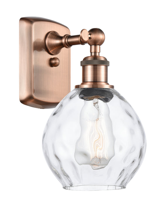 Innovations 516-1W-AC-G362 One Light Wall Sconce, Antique Copper