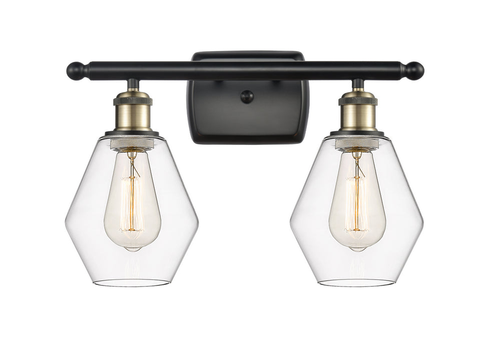 Innovations 516-2W-BAB-G652-6-LED LED Bath Vanity, Black Antique Brass