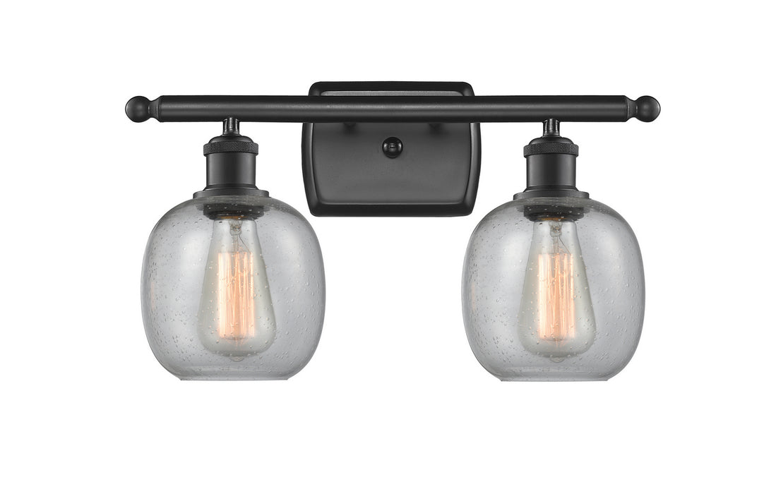 Innovations 516-2W-BK-G104-LED LED Bath Vanity, Matte Black