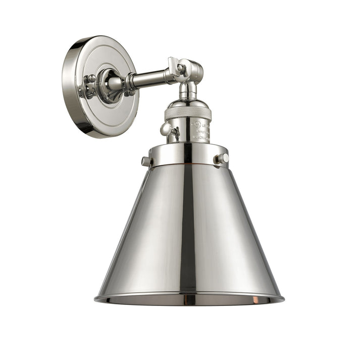 Innovations 203SW-PN-M13-PN-LED LED Wall Sconce, Polished Nickel