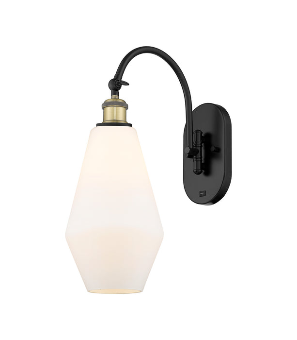 Innovations 518-1W-BAB-G651-7 One Light Wall Sconce, Black Antique Brass