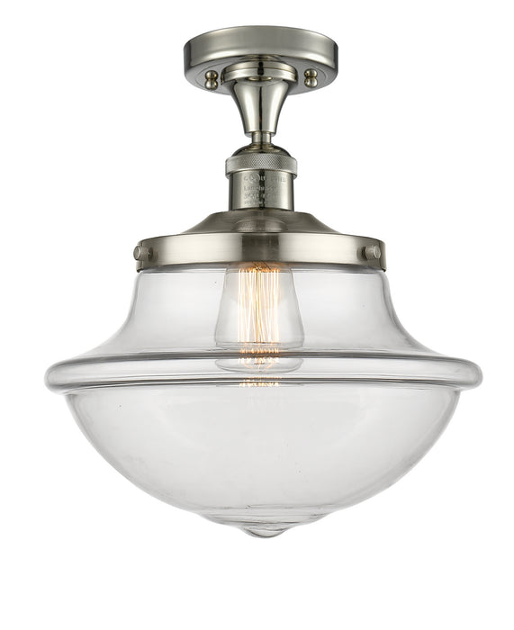 Innovations 517-1CH-PN-G542-LED LED Semi-Flush Mount, Polished Nickel