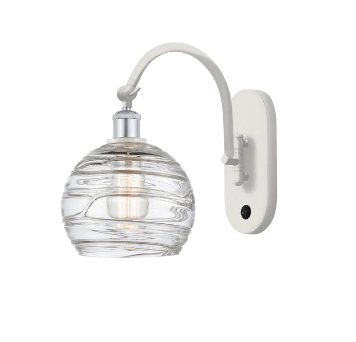 Innovations 518-1W-WPC-G1213-8-LED LED Wall Sconce, White Polished Chrome