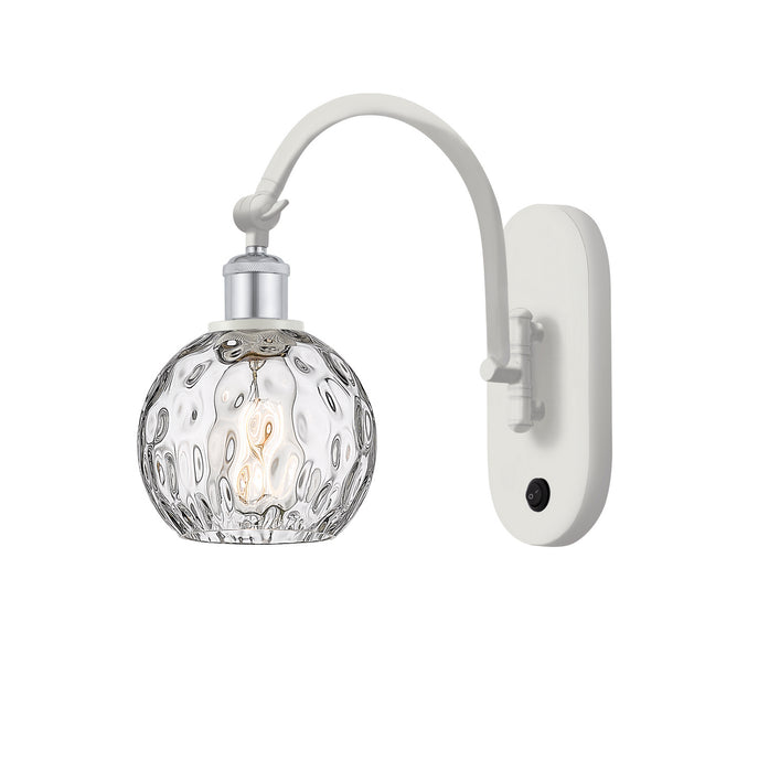 Innovations 518-1W-WPC-G1215-6-LED LED Wall Sconce, White Polished Chrome