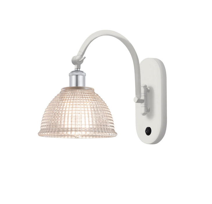 Innovations 518-1W-WPC-G422-LED LED Wall Sconce, White Polished Chrome