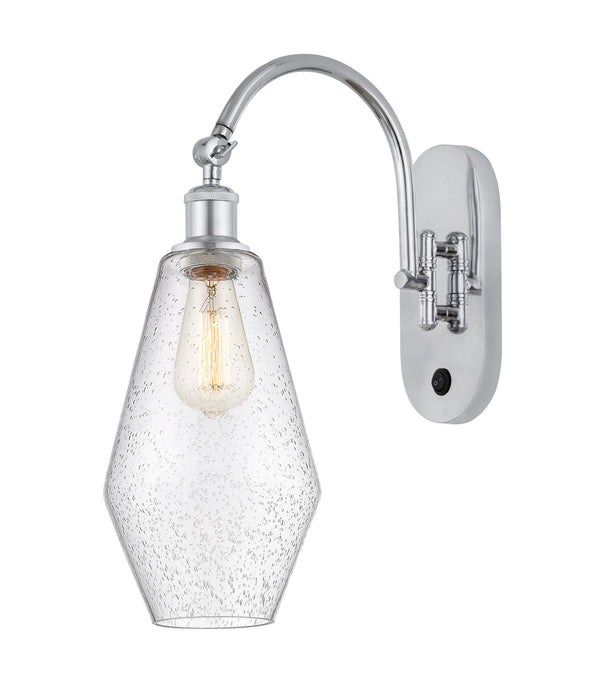 Innovations 518-1W-PC-G654-7 One Light Wall Sconce, Polished Chrome