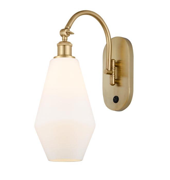 Innovations 518-1W-SG-G651-7-LED LED Wall Sconce, Satin Gold