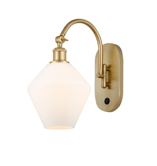 Innovations 518-1W-SG-G651-8 One Light Wall Sconce, Satin Gold