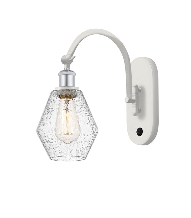 Innovations 518-1W-WPC-G654-6-LED LED Wall Sconce, White Polished Chrome