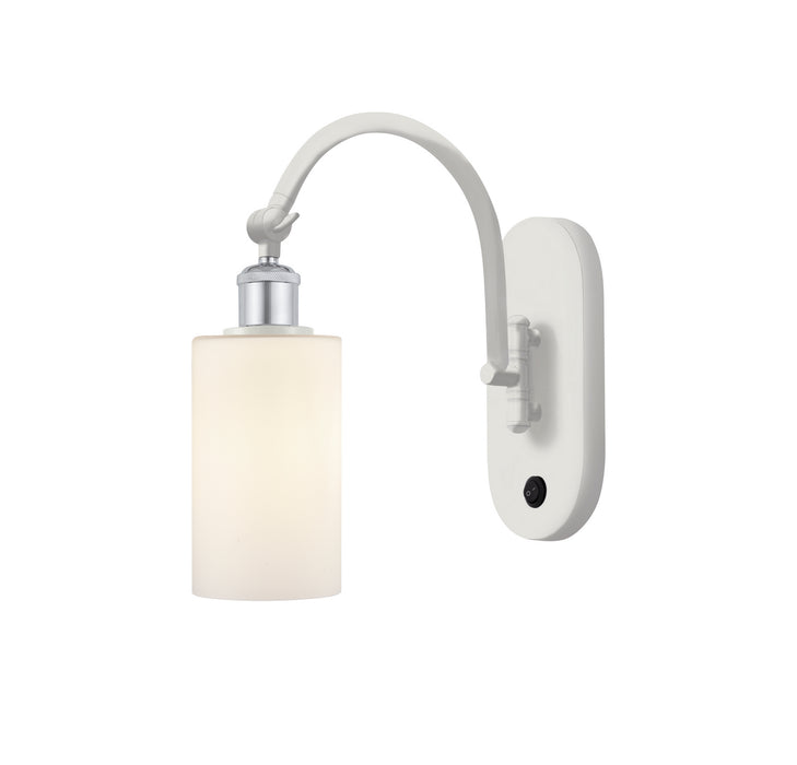 Innovations 518-1W-WPC-G801-LED LED Wall Sconce, White Polished Chrome
