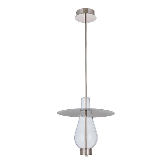 Kalco 517555PN LED Pendant, Polished Nickel