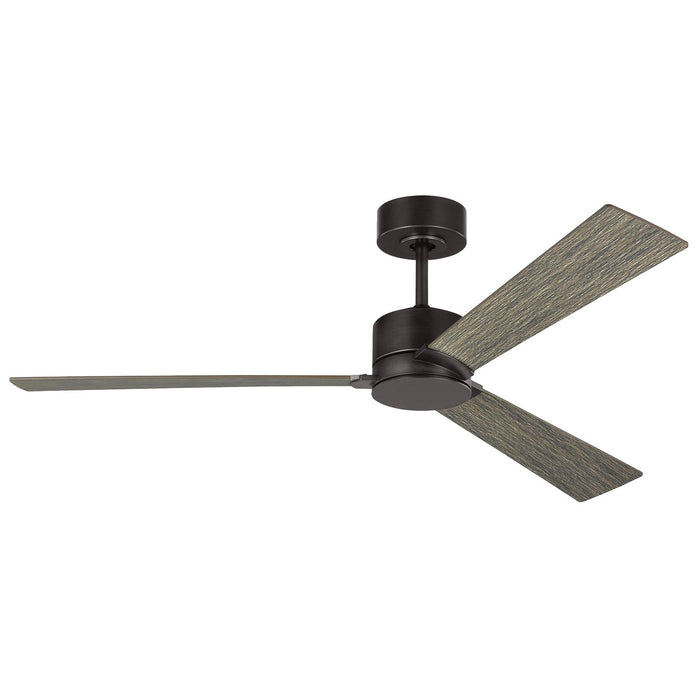Visual Comfort Fan 3RZR52AGP 52" Ceiling Fan, Aged Pewter