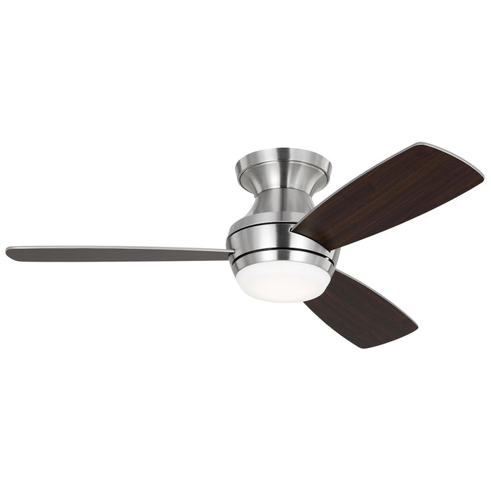 Visual Comfort Fan 3IKR44BSD 44" Ceiling Fan, Brushed Steel