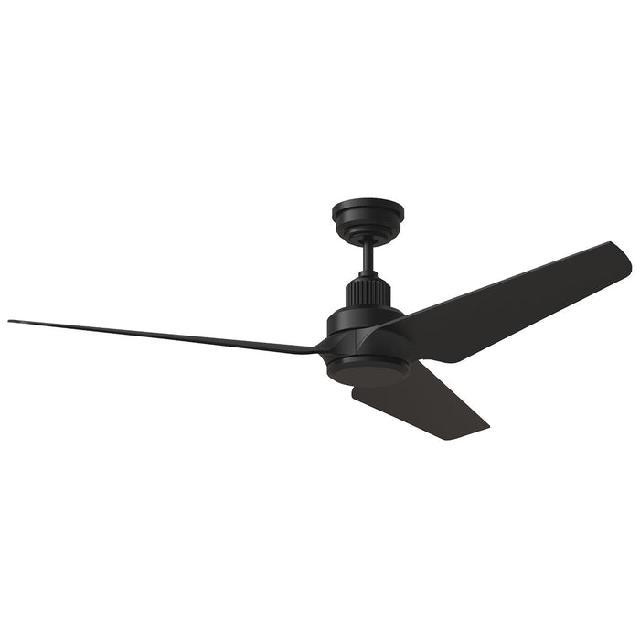 Visual Comfort Fan 3RULSM52MBKD 52" Ceiling Fan, Midnight Black