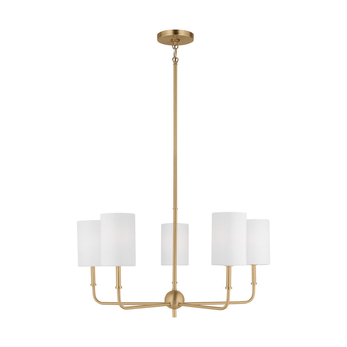 Visual Comfort Studio 3109305EN-848 LED Chandelier, Satin Brass
