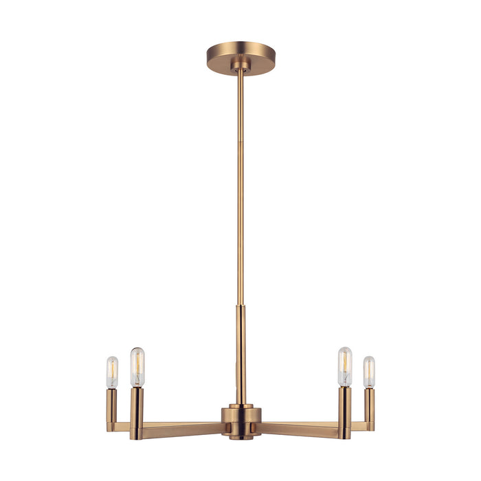Visual Comfort Studio 3164205EN-848 LED Chandelier, Satin Brass