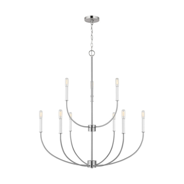Visual Comfort Studio 3167109EN-962 LED Chandelier, Brushed Nickel