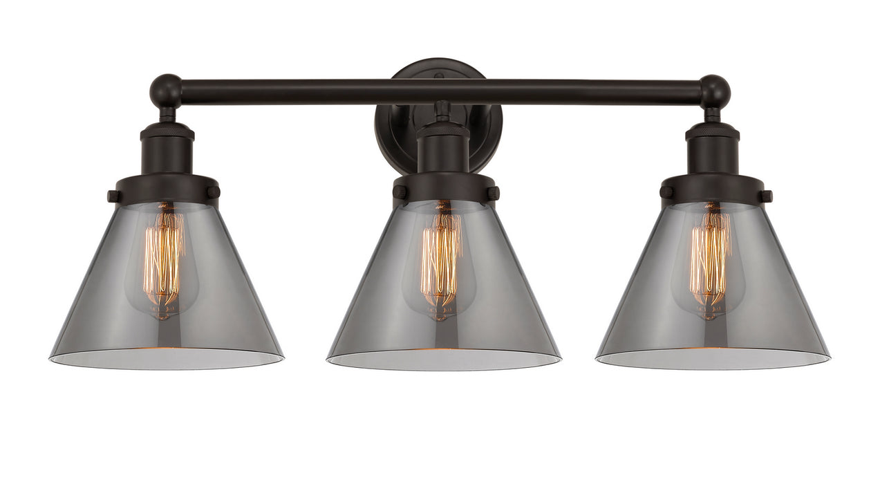 Innovations 616-3W-OB-G43 Three Light Bath Vanity, Oil Rubbed Bronze