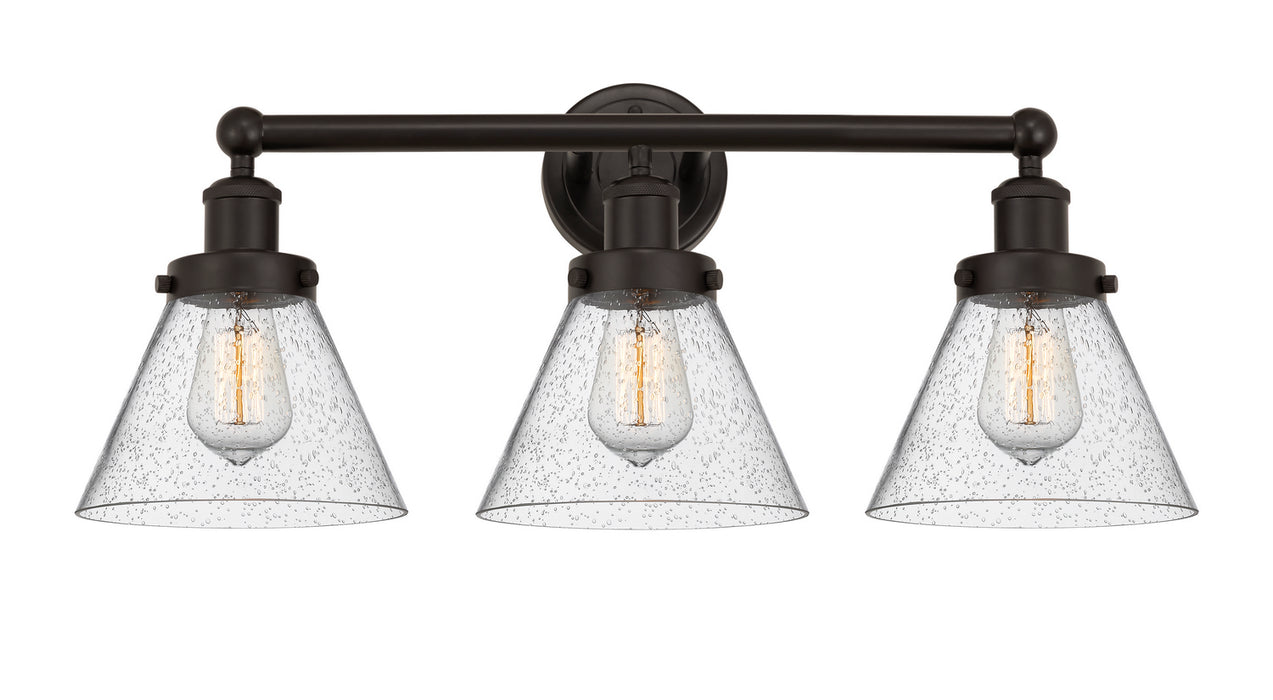 Innovations 616-3W-OB-G44 Three Light Bath Vanity, Oil Rubbed Bronze