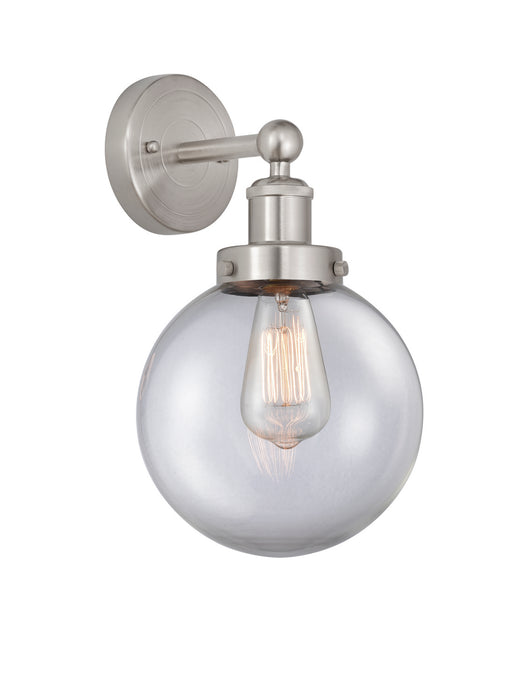 Innovations 616-1W-SN-G202-8 One Light Wall Sconce, Brushed Satin Nickel