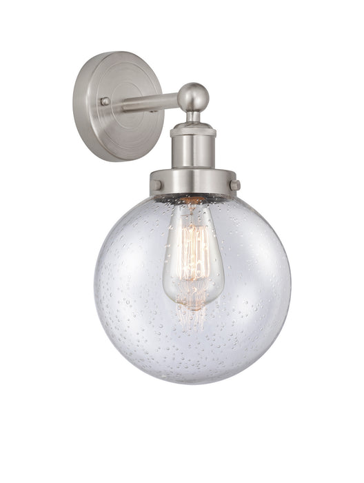 Innovations 616-1W-SN-G204-8 One Light Wall Sconce, Brushed Satin Nickel