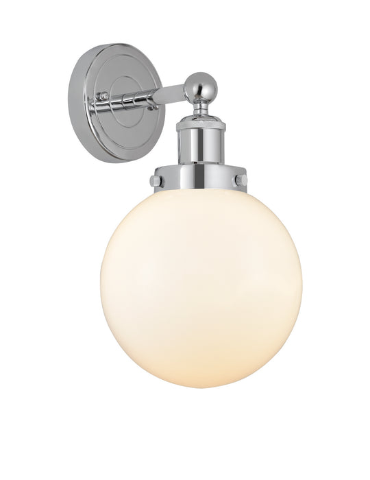 Innovations 616-1W-PC-G201-8 One Light Wall Sconce, Polished Chrome