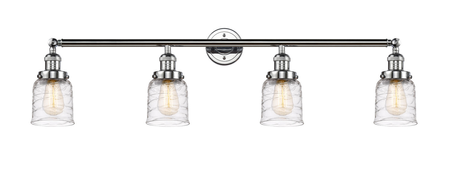 Innovations 215-PC-G513 Four Light Bath Vanity, Polished Chrome