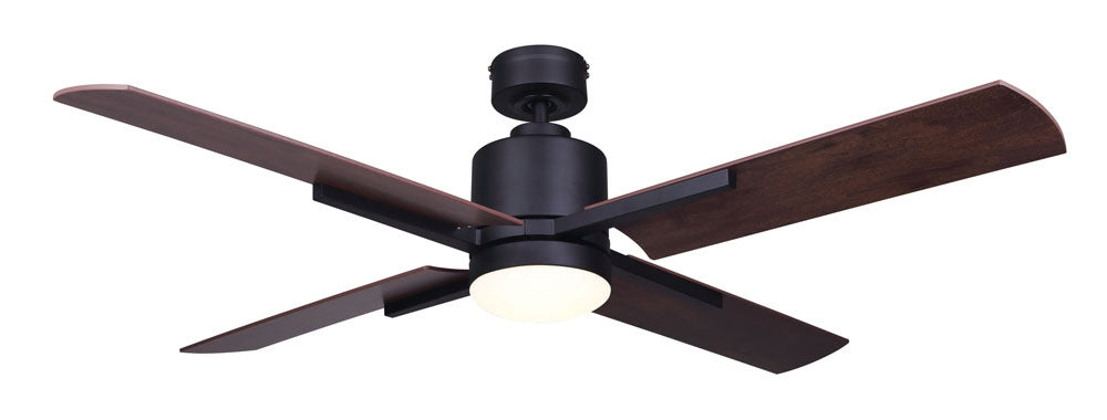 Canarm CF52LOX4BK 52"Ceiling Fan, Matte Black