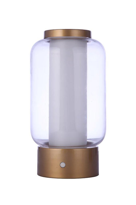 Craftmade 86274R-LED LED Table Lamp, Painted Satin Brass