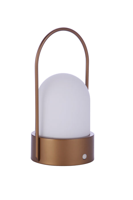 Craftmade 86276R-LED LED Table Lamp, Painted Satin Brass