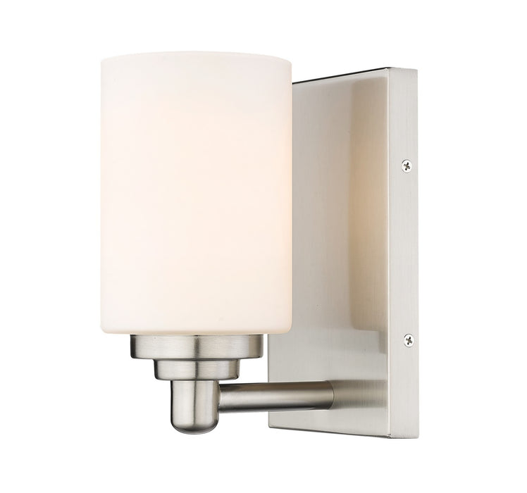 Z-Lite 485-1S-BN One Light Wall Sconce, Brushed Nickel