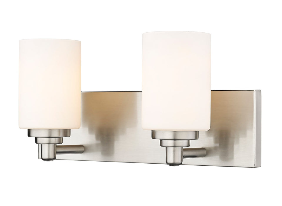 Z-Lite 485-2V-BN Two Light Vanity, Brushed Nickel