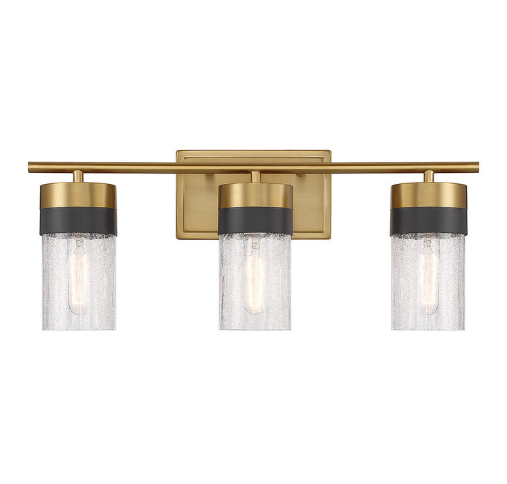 Savoy House 8-3600-3-322 Three Light Bathroom Vanity, Warm Brass