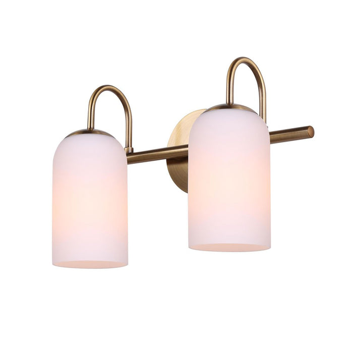 Canarm IVL1130A02GD Two Light Vanity, Gold