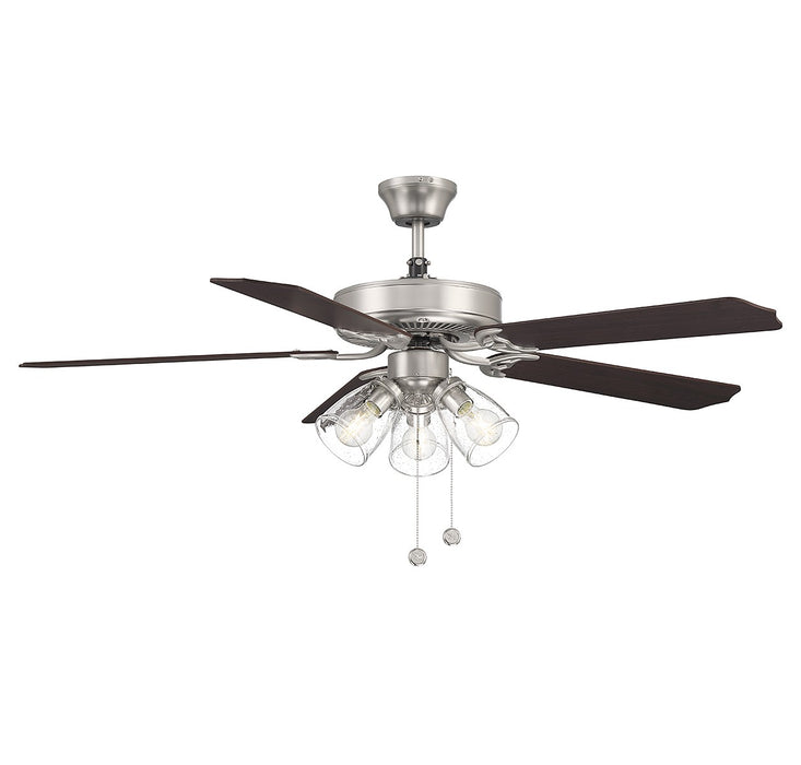 Meridian M2022BNRV 52" Ceiling Fan, Brushed Nickel