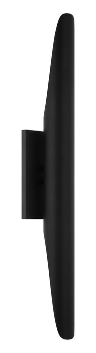 Matteo Lighting W32422MB Two Light Wall Sconce, Matte Black