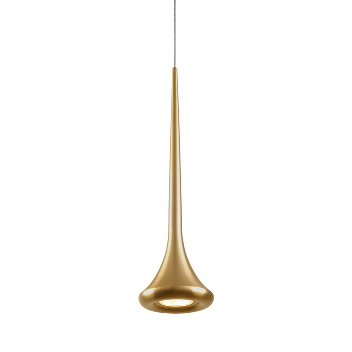 Kuzco Lighting 402601BG-LED LED Pendant, Brushed Gold