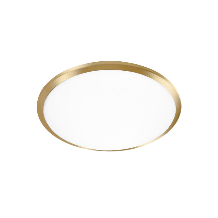 Kuzco Lighting FM1512-BG LED Flush Mount, Brushed Gold