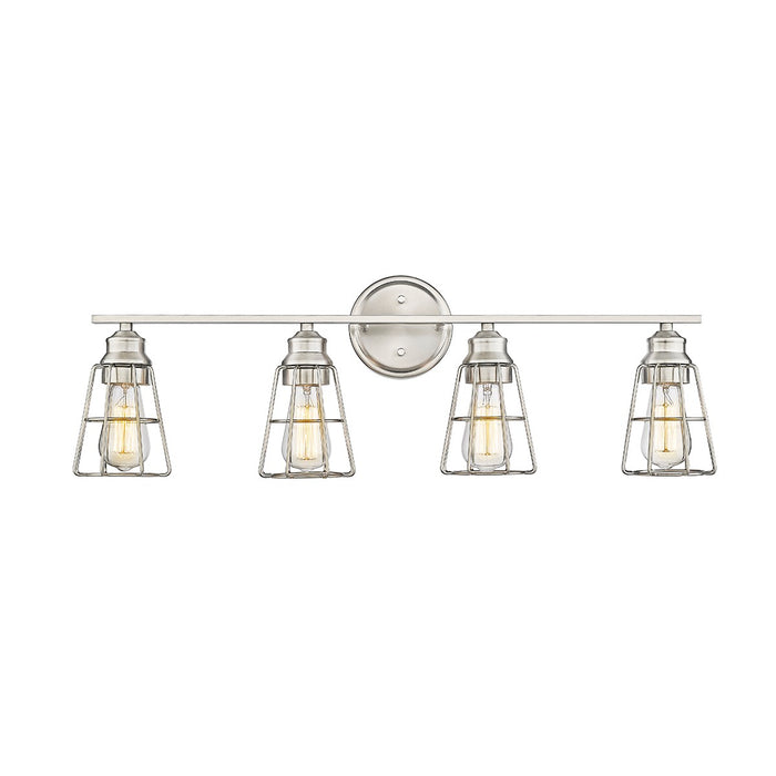 Millennium 3384-BN Four Light Vanity, Brushed Nickel