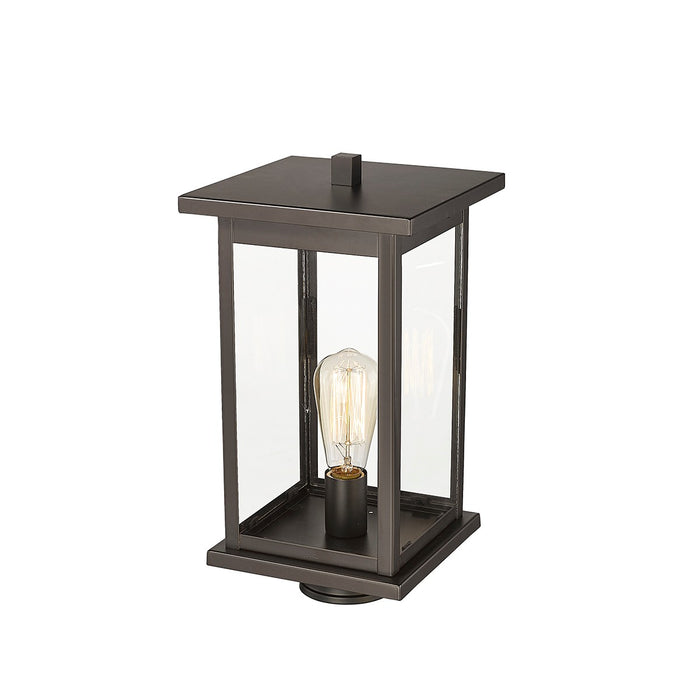 Millennium 4124-PBZ One Light Outdoor Post Lantern, Powder Coated Bronze