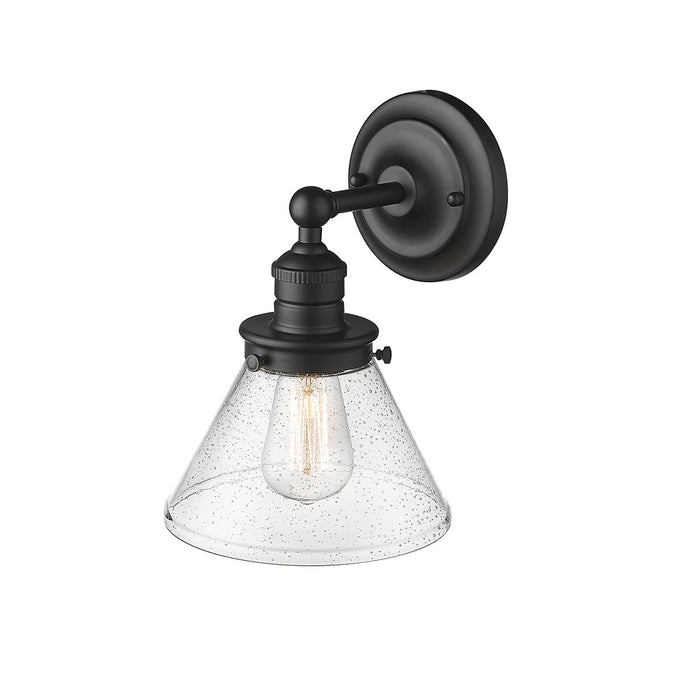 Millennium 4141-MB One Light Wall Sconce, Matte Black