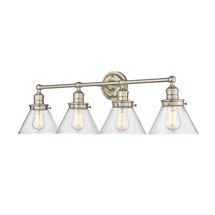 Millennium 4144-MG Four Light Vanity, Modern Gold