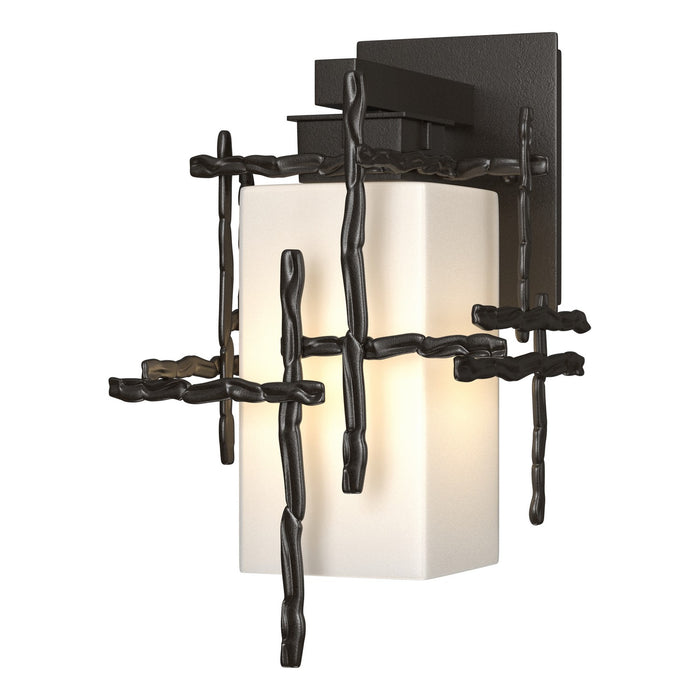 Hubbardton Forge 302580-SKT-14-GG0111 One Light Outdoor Wall Sconce, Coastal Oil Rubbed Bronze