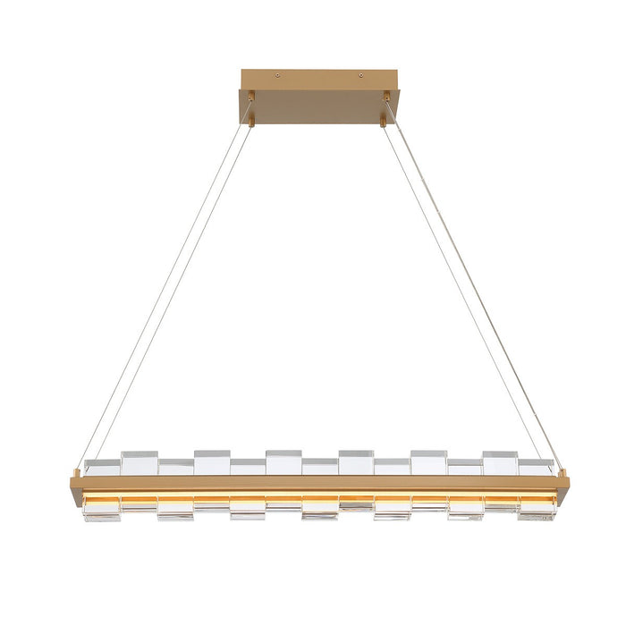 Eurofase 45717-024 LED Island Chandelier, Gold
