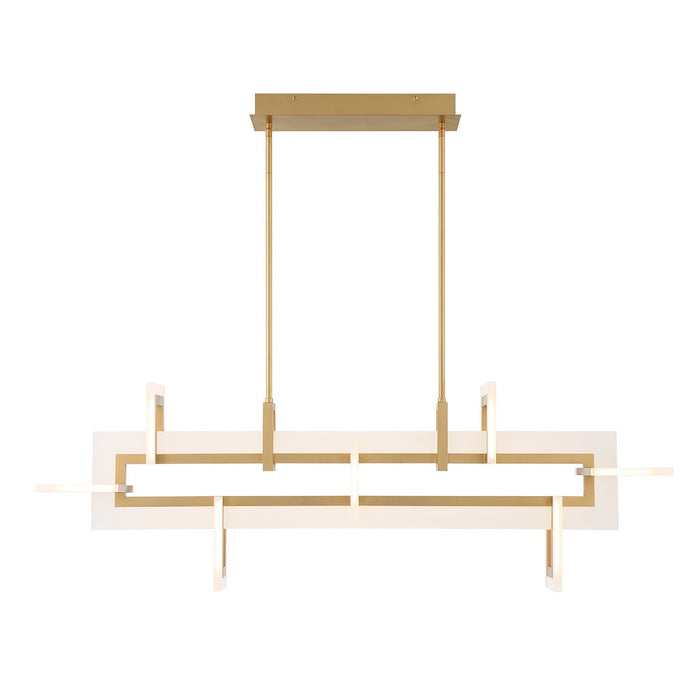Eurofase 45719-011 LED Chandelier, Gold