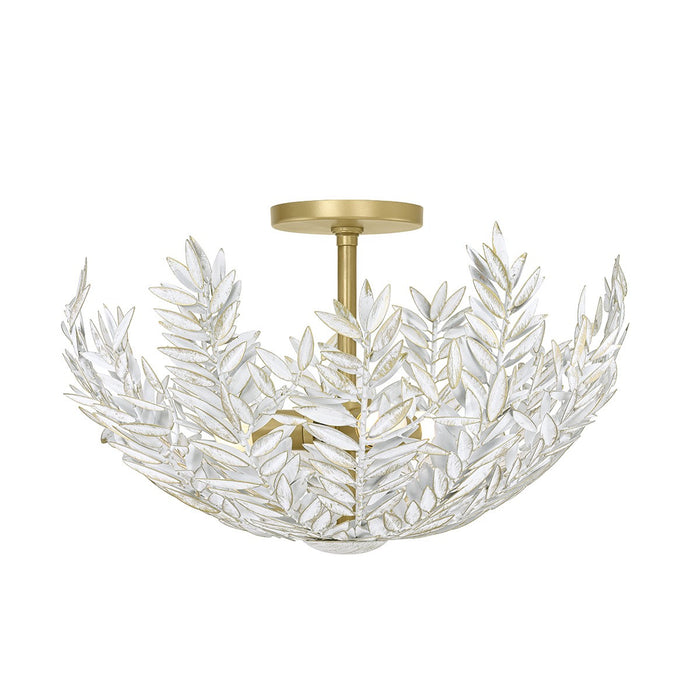 Eurofase 46437-020 Three Light Semi-Flushmount, White