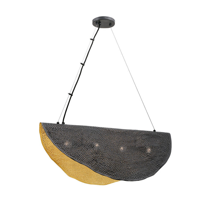 Eurofase 46457-011 Four Light Chandelier, Bronze