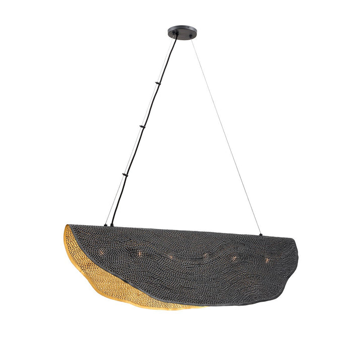 Eurofase 46458-018 Six Light Chandelier, Bronze